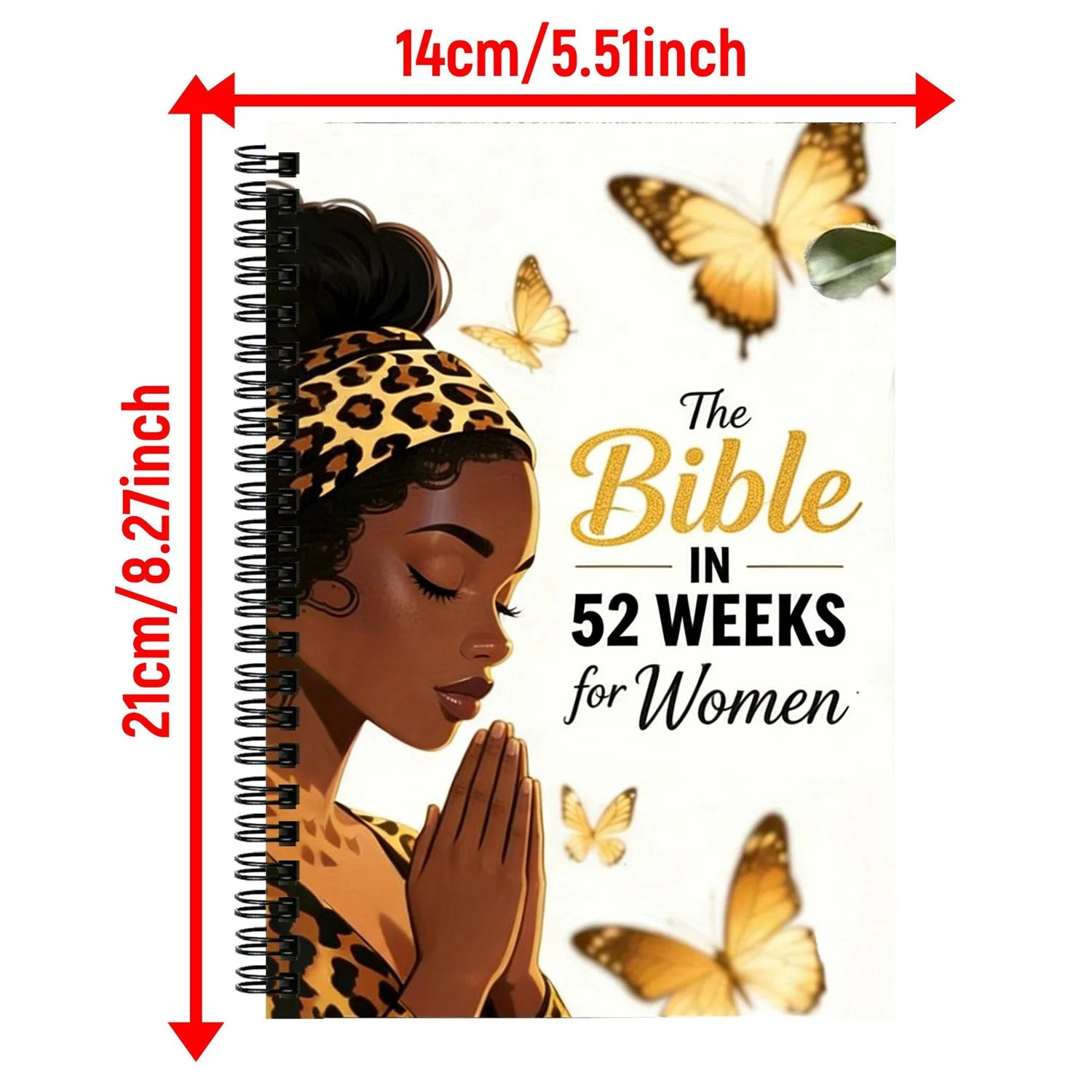 Women's One Year Bible Reading | 52 Week Christian Spiritual Guide | Daily Scripture Reading and Writing Practice Logbook