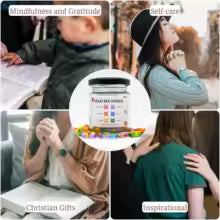 Bible Verses in Jar Bible Verse Glass Jar  English Christian Scripture Prayer Hope Jar For Spiritual Growth Pious Prayer
